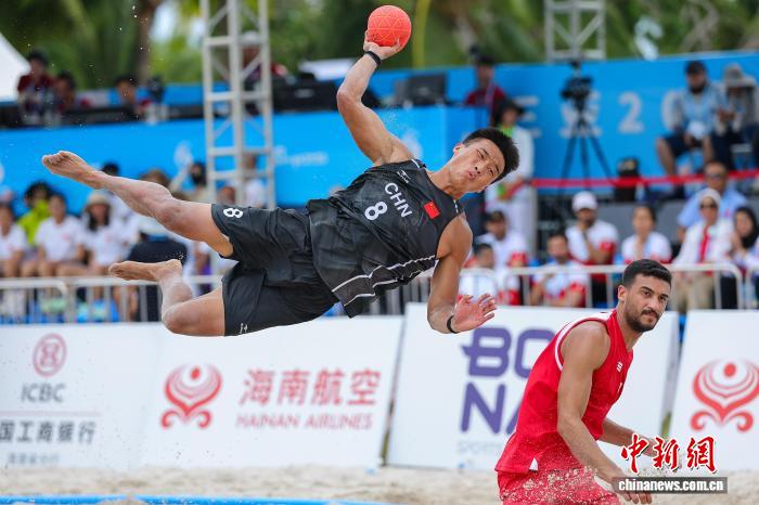 第六届亚洲沙滩运动会开幕 中国男队首日一胜一